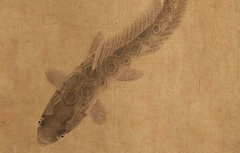 元 周东卿 鱼乐图卷纸本32.1x1122 元 周东卿 鱼乐图卷纸本32.1x1122