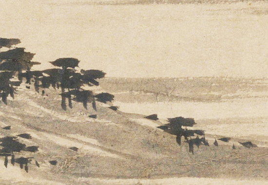 元 盛懋 秋江待渡图轴纸本112.5x46.3 清宫旧藏 元 盛懋 秋江待渡图轴纸本112.5x46.3 清宫旧藏