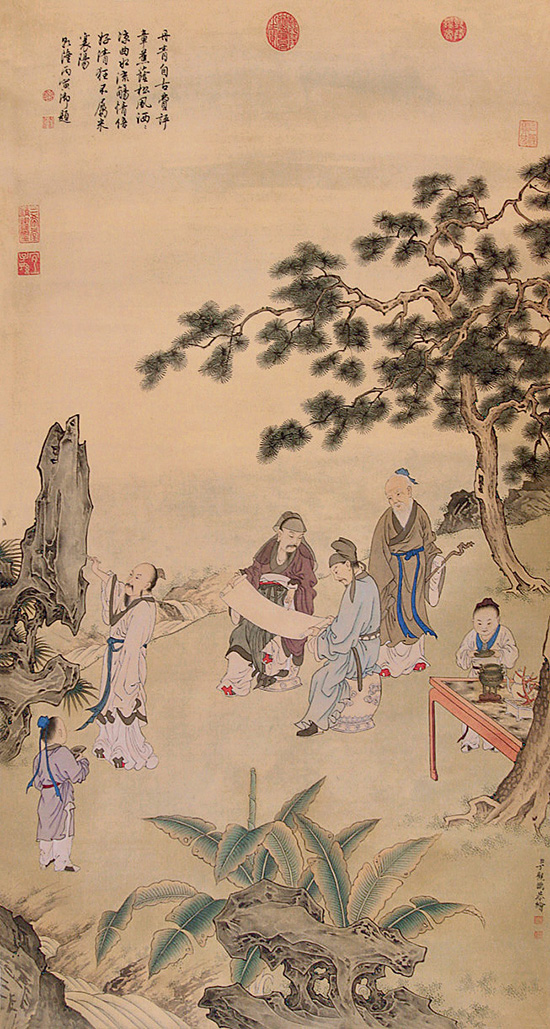 清 丁观鹏:宫廷画坛的璀璨之星 乾隆御用画家 与郎世宁齐名 清 丁观鹏:宫廷画坛的璀璨之星 乾隆御用画家 与郎世宁齐名