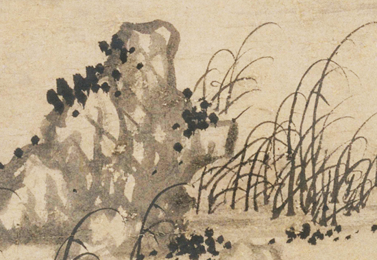 元 盛懋 秋江待渡图轴纸本112.5x46.3 清宫旧藏 元 盛懋 秋江待渡图轴纸本112.5x46.3 清宫旧藏