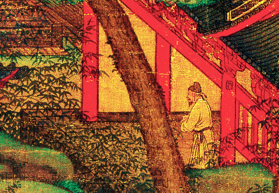 古画中的春日盛景:《江帆楼阁图》赏析 古画中的春日盛景:《江帆楼阁图》赏析