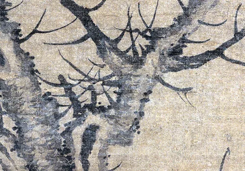 从携《大明宫图》入宫 到《枯木竹石图轴》创作:李士行的艺术进阶与文化映照 历代国画 第12张-墨韵书香