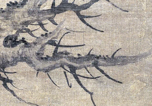 从携《大明宫图》入宫 到《枯木竹石图轴》创作:李士行的艺术进阶与文化映照 历代国画 第11张-墨韵书香