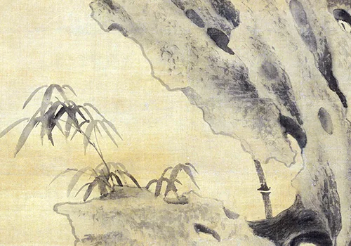 《竹石图》:从元末战火中闯出的丹青传奇 历代国画 第3张-墨韵书香