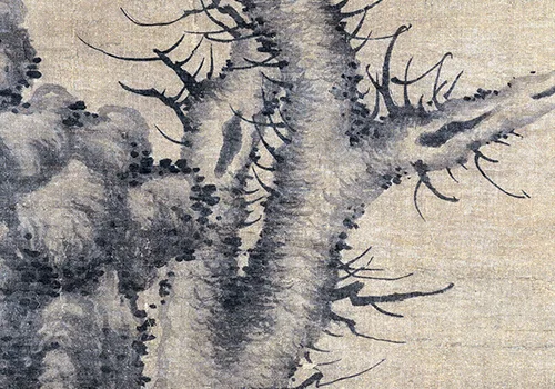 从携《大明宫图》入宫 到《枯木竹石图轴》创作:李士行的艺术进阶与文化映照 历代国画 第3张-墨韵书香