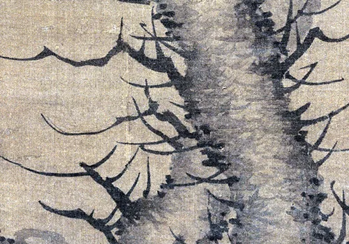 从携《大明宫图》入宫 到《枯木竹石图轴》创作:李士行的艺术进阶与文化映照 历代国画 第10张-墨韵书香