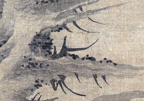 从携《大明宫图》入宫 到《枯木竹石图轴》创作:李士行的艺术进阶与文化映照 历代国画 第7张-墨韵书香