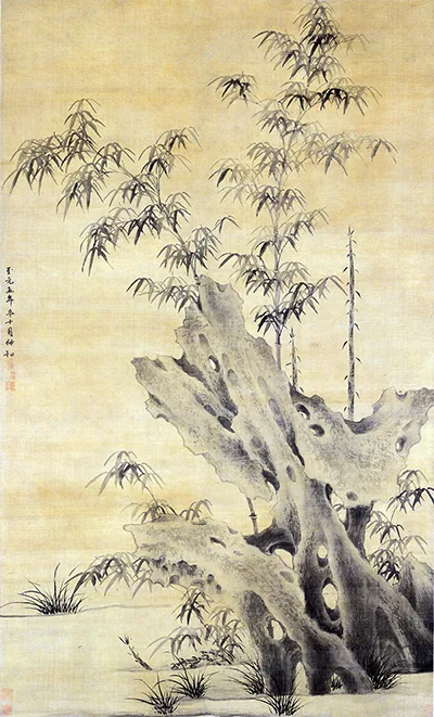 《竹石图》:从元末战火中闯出的丹青传奇 历代国画 第7张-墨韵书香