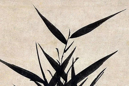 元 顾安笔下的竹:墨韵中的清风雅韵 历代国画 第6张-墨韵书香