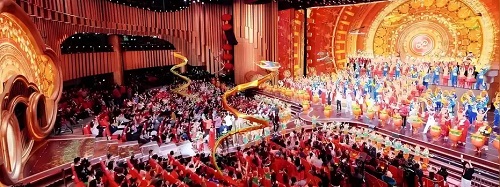 春晚舞台上,笔墨丹青绘就的文化华章 书画知识 第2张-墨韵书香 春晚舞台上,笔墨丹青绘就的文化华章